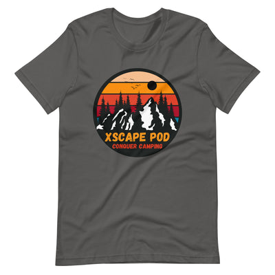 Xscape Pod Sunset Logo Unisex Tee