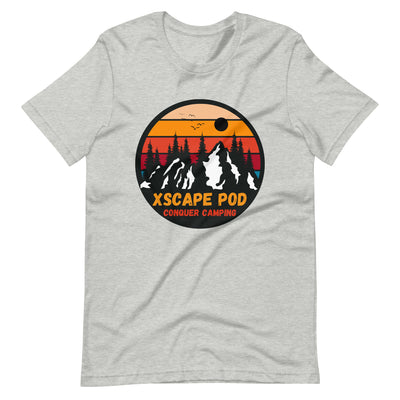 Xscape Pod Sunset Logo Unisex Tee