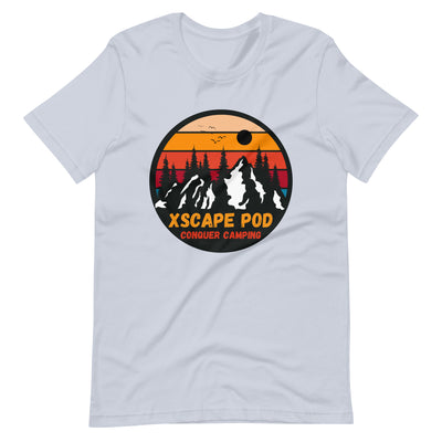 Xscape Pod Sunset Logo Unisex Tee